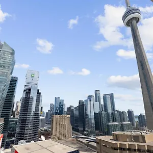  Aparthotel 2bedroom Cn Tower And Water Views - Free Parking - Rooftop Pool Canada